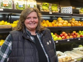 Loretta McHenry, of the London Food Co-op on Princess Avenue in London where they are celebrating their 50th anniversary. (Mike Hensen/The London Free Press)