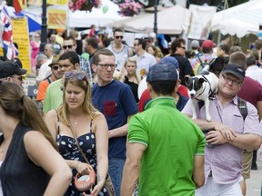 Sunfest crowd in London. File photo