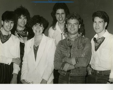 Mary Anne and The Men They Couldn't Hang, winners of Country Roads Talent Search contest, 1985. (London Free Press files)