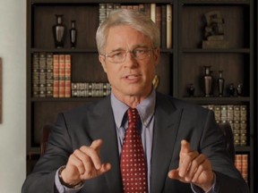 Brad Pitt as Dr. Anthony Fauci on Saturday Night Live. (NBC)