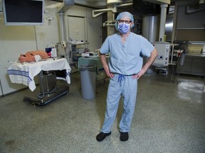 Dr. Bob Litchfield, medical director of the Fowler Kennedy Sport Medicine Clinic in London (File photo)