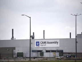 The General Motors CAMI plant in Ingersoll. (Kathleen Saylors/Postmedia)