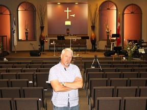 Rev. Michael Koppes, senior pastor at Praise Fellowship Church wants to see members of his congregation have the choice to be able to return to the Chatham church. Ellwood Shreve/Chatham Daily News/Postmedia Network