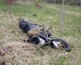 A motorcyclist was killed Sunday, May 17 in a single-vehicle crash on Line 87 in Listowel. (OPP photo)