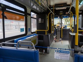 London Transit with its loss of revenue and increased costs is an example of the squeeze facing municipalities during the COVID-19 pandemic, says Mayor Ed Holder. (Mike Hensen/The London Free Press)
