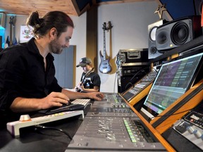 Music producer/engineer Aaron Murray at Charterhouse Studios. (File photo)