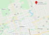 Google Maps: Red icon denotes the location of the community of Thorndale.