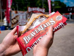 The chocolate hazelnut BeaverTails pastry. (Max Martin/THE LONDON FREE PRESS)