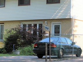 One of five people charged in the kidnapping of a London teenager lives at this Cartier Road home, where neighbours reported seeing a heavy police presence Tuesday and Wednesday. DALE CARRUTHERS / THE LONDON FREE PRESS
