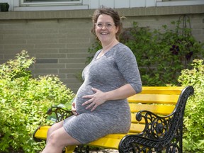 Alexis Wild plans to livestream the birth her child, which is due in two weeks, on YouTube, hoping it will give people a ray of hope during difficult times and a better understanding of the birthing process. (Derek Ruttan/The London Free Press)