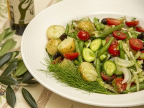 Mediterranean Potato and Vegetable Salad Derek Ruttan/The London Free Press