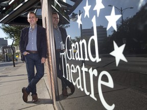 The Grand Theatre's artistic director, Dennis Garnhum, stands outside of the Richmond Street theatre in London, Ont. on Thursday October 6, 2016. Craig Glover/The London Free Press/Postmedia Network