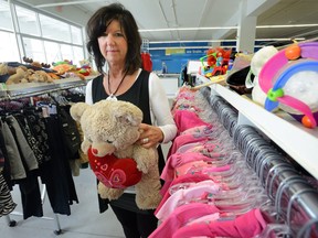 Michelle Quintyn, CEO Goodwill Industries Ontario Great Lakes, pictured in the thrift store in the Goodwill headquarters in London (File photo)