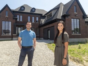 London's new Dream Lottery home south off of Pack Road near Lambeth was built by David Reis of Reis Design Build and designed by Angela Bobanovic. (Mike Hensen/The London Free Press)