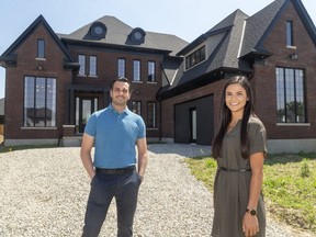 London's new Dream Lottery home south off of Pack Road near Lambeth was built by David Reis of Reis Design Build and designed by Angela Bobanovic. (Mike Hensen/The London Free Press)
