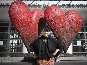 Nathalie Bondil, then the Montreal Museum of Fine Art's Director and Chief Curator, in front of the museum on Friday June 19, 2020.