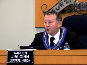 Jim Ginn, Huron County warden. (Postmedia)