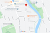 Google Maps: Red icon denotes the intersection of Argyle Street and St. Patrick Street in London’s Blackfriars neighbourhood. An apparent transformer blast on a hydro pole occurred just south of the intersection.
