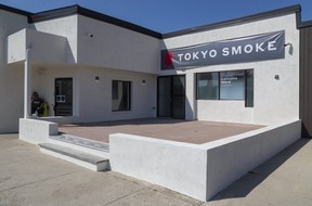 A new Tokyo Smoke location is going in at the site of the former Central Cannabis Store on Wonderland Road just north of Oxford street in London, Ont.  Photograph taken on Friday July 3, 2020.  (Mike Hensen/The London Free Press)