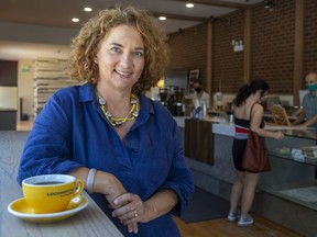 Jill Wright, owner of the Locomotive Expresso, is preparing to her second location, at Ridout and Chester streets in London. (Mike Hensen/The London Free Press)