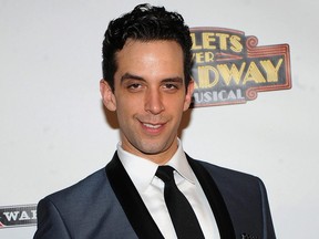 In this April 10, 2014 file photo, actor Nick Cordero attends the after party for the opening night of "Bullets Over Broadway" in New York.