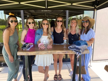 Streetlight Estate Winery was a stop for this bachelorette party in their Wave Limo & Tours experience.