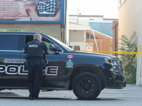 Front-line officers with Strathroy-Caradoc police will start wearing body cameras based on the "needs, wants and interests in our community," Chief Mark Campbell said. (Free Press file photo)