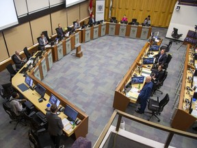 London council meeting at city hall in London. (Derek Ruttan/The London Free Press)