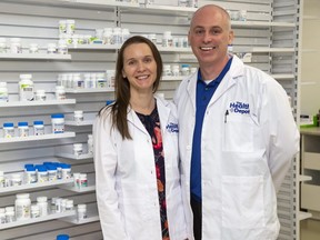 Pharmacists Agata Donald and her husband Andy have opened an online pharmacy called The Health Depot. Photo shot in London, Ont. (Derek Ruttan/The London Free Press)