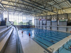 The Canada Games Aquatic Centre has been operating with COVID-19 rules in place since the beginning of July. (Mike Hensen/The London Free Press)