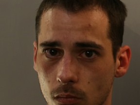 Strathroy-Caradoc police have obtained an arrest warrant for 
Alexandre Andre Allie, 25, who is charged with 20 offences in connection with a double shooting on Sunday. (Strathroy-Caradoc police photo)