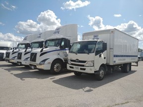 Rental and leasing of trucks is one of Gerry's Truck Centre's services offered.