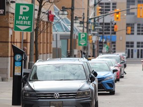 The city is extending free two-hour parking downtown until Dec. 31. (Free Press file photo)