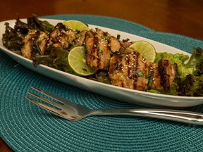 Grilled Asian chicken. Derek Ruttan/The London Free Press/Postmedia Network