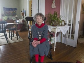 Nan Finlayson in her home at 100 Stanley St. (Derek Ruttan/The London Free Press file photo)
