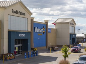 Three employees of the Hyde Park Walmart have tested positive for COVID-19.  (Mike Hensen/The London Free Press)