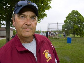 Longtime Banting secondary school coach John Allan was honoured for his service with the Western Mustangs as the Fran Eberhard assistant coach of the year. (Free Press file photo)
