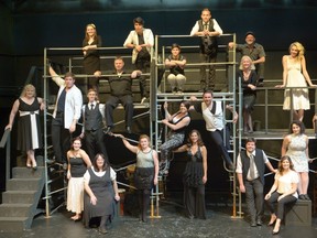 The cast from Musical Theatre Productions' 2014 hit musical, which will be broadcast online Wednesday, Sept. 20, at 8 p.m. as a virtual fundraiser for the struggling, COVID-idled company. (Supplied)