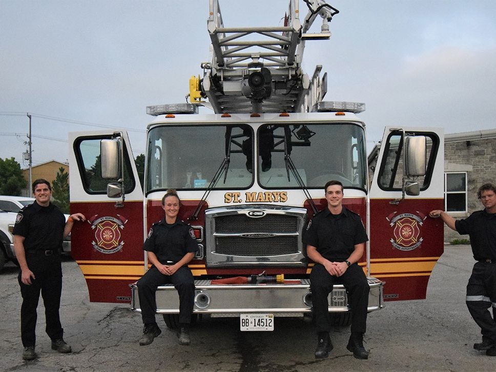 St Marys Hires First Female Firefighter In 150 Year History Of Its Fire Department London