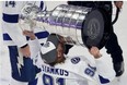 Steven Stamkos #91 of the Tampa Bay Lightning skates with the Stanley Cup following the series-winning victory over the Dallas Stars in Game Six of the 2020 NHL Stanley Cup Final at Rogers Place on September 28, 2020 in Edmonton, Alberta, Canada. (Photo by Bruce Bennett/Getty Images)