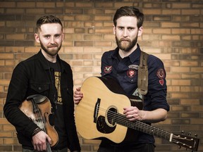 Award winning roots duo The Abrams, James (left) and John, perform Monday at Palasad Social Bowl along with London's Aaron Allen. (Darren Brown/Postmedia Network)