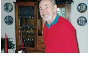 Peter Grantham, 91, died of COVID-19 Oct. 14, the first London-area coronavirus death in more than four months. Grantham was the 58th COVID-19 death in the London-area and the first of the second wave. (Contributed/Rachel Grantham)