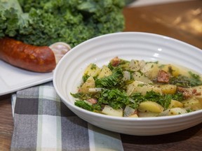 Kale and chorizo soup. (Derek Ruttan/The London Free Press)