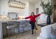 Michelle Campbell, president and CEO of the St. Jospeh's Health Care Foundation, is in the kitchen of the Dream Lottery home at 20 Edgeview Cres. in Kilworth on Thursday Oct. 1, 2020. (Derek Ruttan/The London Free Press)