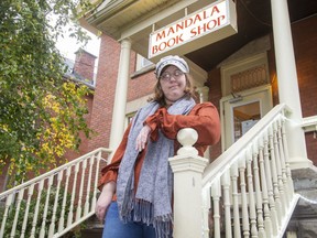 The Mandala Book Shop on Central Ave was the inspiration for a location in Erynn Quigley's debut novel Welcome to the Other London. (Derek Ruttan/The London Free Press)