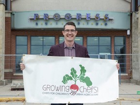 Andrew Fleet is the executive director of Growing Chefs! which is moving to a new home at the Western Fair District in London. (Derek Ruttan/The London Free Press)