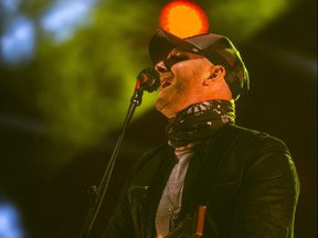 Tim Hicks performs at the CMAOntario Awards at the Western Fair Grounds on Sunday October 4, 2020 in London, Ont. (Mike Hensen/The London Free Press)