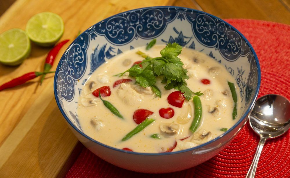 Fare With A Flair Tasty Thai twist on traditional chicken soup