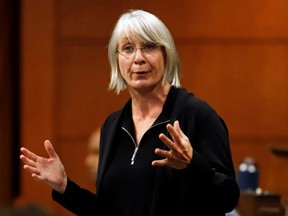 Minister of Health Patty Hajdu speaks during Question Period in Parliament in Ottawa, Sept. 29, 2020.