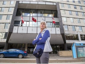 Jacqueline Madden, former chair of city hall accessibility advisory committee, resigned after going months without a meeting during the pandemic. (Derek Ruttan/The London Free Press)